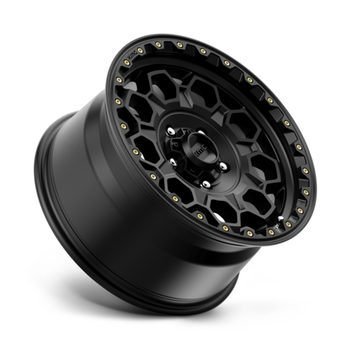 KMC KM545 Trek Satin Black 17x9 Wheel with 5x150 Bolt Pattern and 18mm Offset