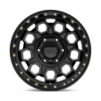 KMC KM545 TREK 17x9 Satin Black Wheel with 6x135 Bolt Pattern and 18mm Offset