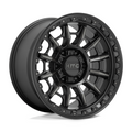 KMC KM547 Carnage 17x9 Satin Black with Gray Tint Wheel for 6x135 Bolt Pattern