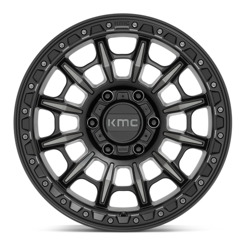 KMC KM547 Carnage 17x9 Satin Black with Gray Tint Wheel for 5x150 Bolt Pattern