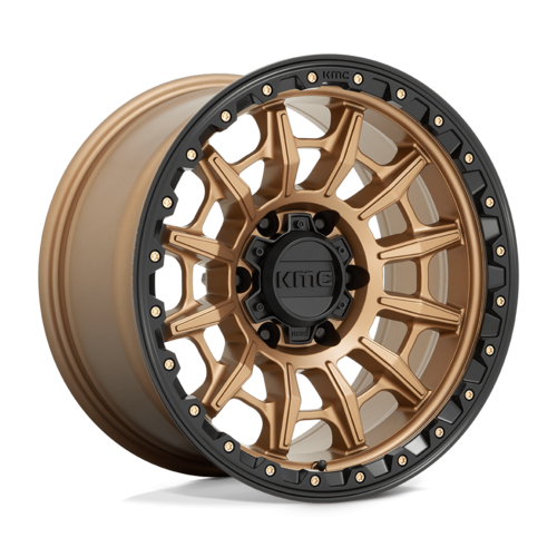 KMC KM547 Carnage 17x9 Matte Bronze with Black Lip Off-Road Wheel