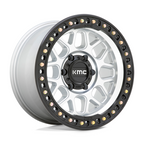 KMC GRS 18x9 Wheel with Satin Black Lip Finish and 8x180 Bolt Pattern