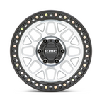 KMC GRS 18x9 Wheel with Satin Black Lip Finish and 8x180 Bolt Pattern