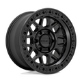 KMC KM549 GRS Satin Black 17x9 Inch Wheel with 5x150 Bolt Pattern and +18 Offset