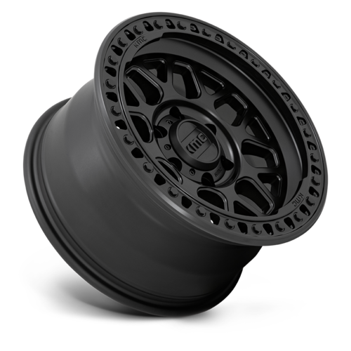 KMC GRS 18x8.5 Satin Black Alloy Wheel with 8x180 Bolt Pattern and 124.20mm Center Bore