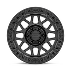 KMC GRS 18x9 Satin Black Wheel with 5x127 Bolt Pattern and +18 Offset