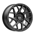 KMC KM708 Bully 17x8 Satin Black Wheel with 5x120 Bolt Pattern and 38mm Offset