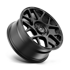 KMC KM708 Bully Satin Black 17x8 Wheel with 5x112 Bolt Pattern and 38mm Offset