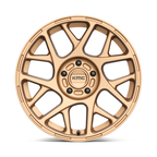 KMC KM708 Bully 17x8 Matte Bronze Wheel with 5x114.3 Bolt Pattern and 38mm Offset