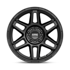 KMC KM716 Nomad 17x8 Satin Black Wheel with 5x108 Bolt Pattern and 38mm Offset