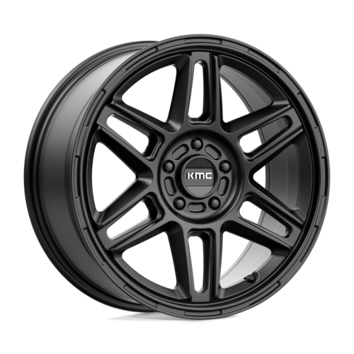 KMC KM716 Nomad 18x8 Satin Black Alloy Wheel with 5x108 Bolt Pattern and 38mm Offset