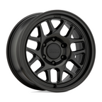 KMC KM717 Bully OL Satin Black 17x8.5 Wheel with 5x150 Bolt Pattern and 18mm Offset
