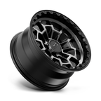 KMC KM718 Summit 16x8 Satin Black with Gray Tint Off-Road Wheel with 6x139.7 Bolt Pattern