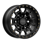 KMC KM718 Summit 16x8 Satin Black Alloy Wheel with 6x139.7 Bolt Pattern