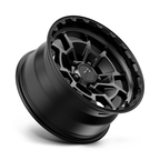 KMC KM718 Summit 17x8.5 Satin Black with Gray Tint Wheel - 5x127 Bolt Pattern, 71.50 Center Bore