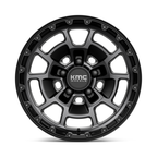 KMC KM718 Summit 17x8.5 Satin Black with Gray Tint Wheel - 5x127 Bolt Pattern, 71.50 Center Bore