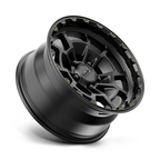 KMC KM718 Summit Satin Black 17x8.5 Inch Wheel for 5x150 Bolt Pattern