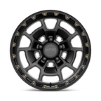 KMC KM718 Summit Satin Black 17x8.5 Inch Wheel for 5x150 Bolt Pattern