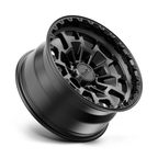KMC KM718 Summit 17x8.5 Satin Black with Gray Tint Off-Road Wheel