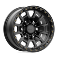 KMC KM718 Summit 17x8.5 Satin Black Wheel with 6x135 Bolt Pattern and 87.10mm Center Bore