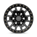 KMC KM718 Summit 17x8.5 Satin Black Alloy Wheel with 6x139.7 Bolt Pattern