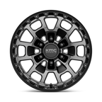 KMC KM718 Summit 17x8.5 Satin Black with Gray Tint Wheel – 6x139.7 Bolt Pattern, 18mm Offset