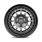 KMC KM719 Canyon 17x8 Satin Black Wheel with Gray Tint, 5x114.3 Bolt Pattern, 35mm Offset
