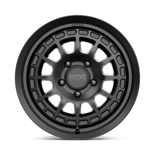 KMC KM719 Canyon Satin Black 17x8 Wheel with 5x127 Bolt Pattern and 71.50mm Center Bore