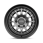 KMC KM719 Canyon Satin Black with Gray Tint 17x8 Wheel with 6x139.7 Bolt Pattern and 35mm Offset
