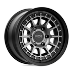 KMC KM719 Canyon 17x8.5 Satin Black with Gray Tint Wheel for 6x139.7 Bolt Pattern