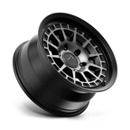 KMC KM719 Canyon 17x8.5 Satin Black with Gray Tint Wheel for 6x139.7 Bolt Pattern