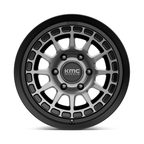 KMC KM719 Canyon 17x8.5 Satin Black with Gray Tint Wheel for 6x139.7 Bolt Pattern