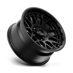 KMC KM722 Technic 18x9 Satin Black Wheel with 6x135 Bolt Pattern and +18 Offset
