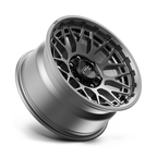 KMC KM722 Technic 17x8.5 Inch Anthracite Alloy Wheel with 6x139.7 Bolt Pattern