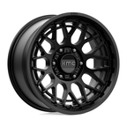 KMC KM722 Technic Satin Black 17x8.5 Wheel with 6x139.7 Bolt Pattern and 106.10mm Center Bore
