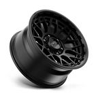 KMC KM722 Technic Satin Black 17x8.5 Wheel with 6x139.7 Bolt Pattern and 106.10mm Center Bore