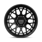 KMC KM722 Technic Satin Black 17x8.5 Wheel with 6x139.7 Bolt Pattern and 106.10mm Center Bore