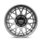 KMC KM722 Technic 17x8.5 Inch Anthracite Alloy Wheel with 6x139.7 Bolt Pattern and 18mm Offset
