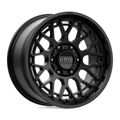 KMC KM722 Technic 17x8.5 Satin Black Wheel with 6x135 Bolt Pattern and 87.10mm Center Bore
