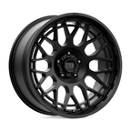 KMC KM722 Technic 20x9 Satin Black Wheel with 5x127 Bolt Pattern and 71.50mm Center Bore