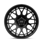 KMC KM722 Technic 20x9 Satin Black Wheel with 5x127 Bolt Pattern and 71.50mm Center Bore