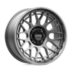 KMC KM722 Technic 20x9 Inch Anthracite Aluminum Wheel with 6x139.7 Bolt Pattern