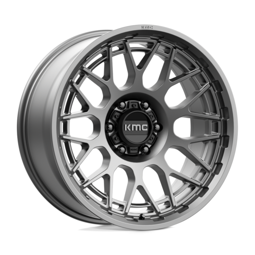 KMC KM722 Technic 20x9 Inch Anthracite Aluminum Wheel with 6x139.7 Bolt Pattern