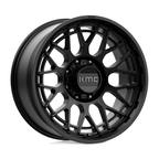 KMC KM722 Technic 20x9 Satin Black Wheel with 8x170 Bolt Pattern and 125.10 Center Bore