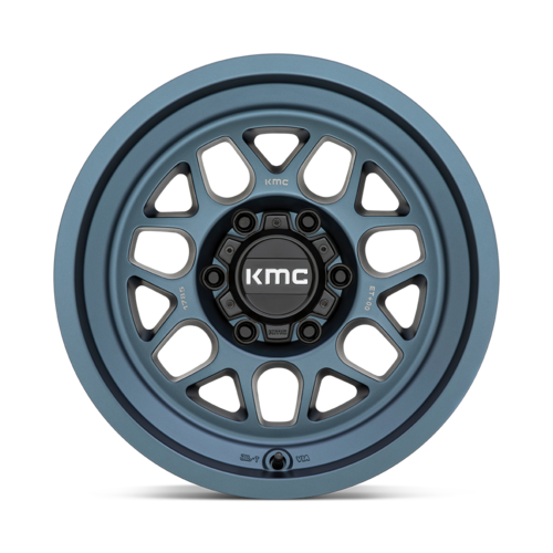 KMC KM725 TERRA 17x8.5 Metallic Blue Wheel with 6x135 Bolt Pattern and 87.10 Center Bore