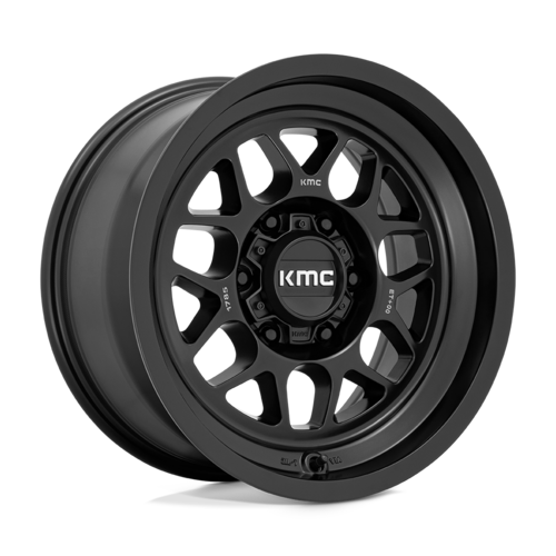 KMC KM725 TERRA 17x8.5 Satin Black Alloy Wheel with 6x120 Bolt Pattern and 66.90 Center Bore