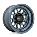 KMC KM725 TERRA 17x9 Metallic Blue Off-Road Wheel with 6x139.7 Bolt Pattern and -38 Offset