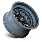 KMC KM725 TERRA 17x9 Metallic Blue Off-Road Wheel with 6x139.7 Bolt Pattern and -38 Offset