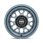 KMC KM725 TERRA 17x9 Metallic Blue Off-Road Wheel with 6x139.7 Bolt Pattern and -38 Offset