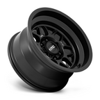 KMC KM725 TERRA Satin Black 17x9 Wheel with 6x139.7 Bolt Pattern and -38 Offset